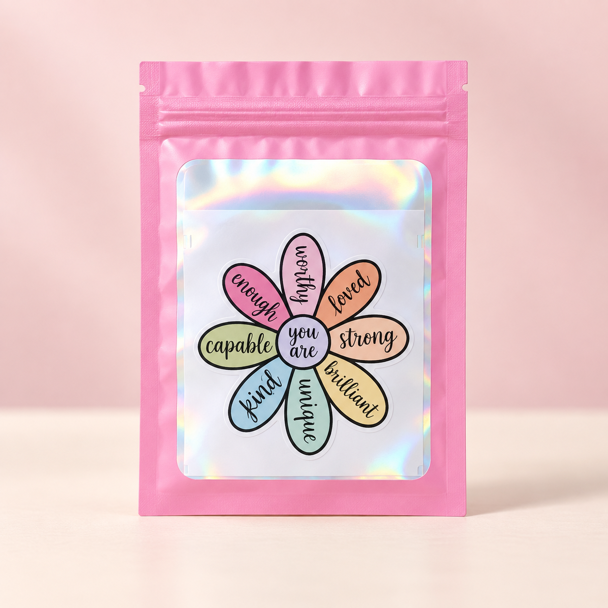 Confidence Flower Sticker